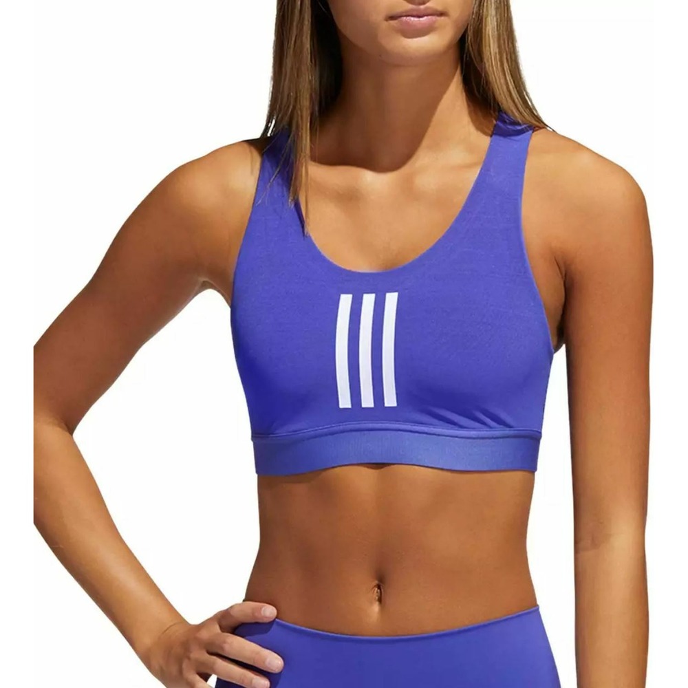 Adidas sports bra padded top GL0617 BT2.0 PB 126936529 blue red sz XS $50